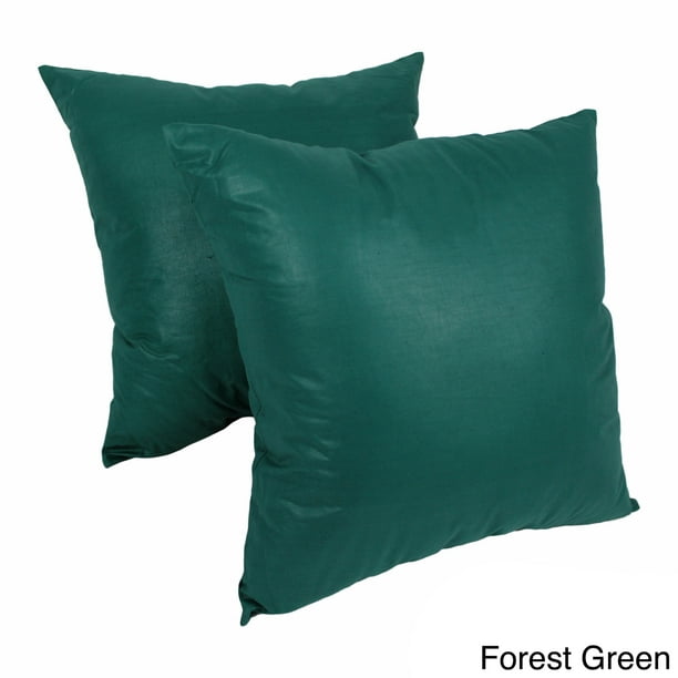 £8.50 FOR A LARGE PAIR OF 20 INCH  FILLED CUSHIONS WINE,GREEN AND BLUE 